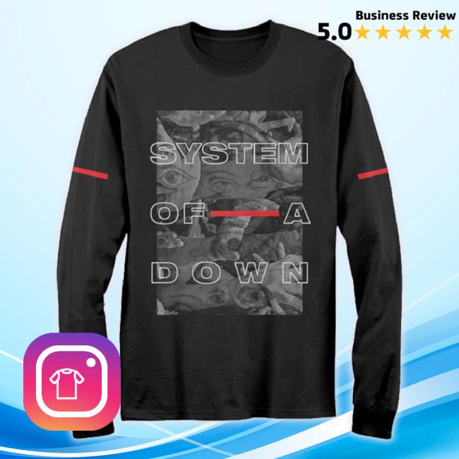 Official System Of A Down Merch Store System Of A Down Eye Collage Shirt Systemofadown Shop