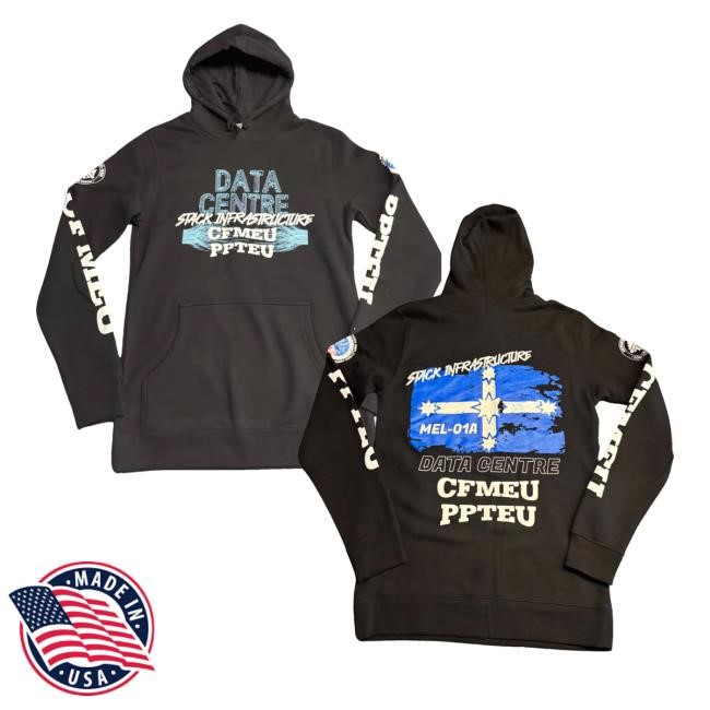 Data Centre Stack Infrastructure Cfmeu Ppteu Zip Hoodie