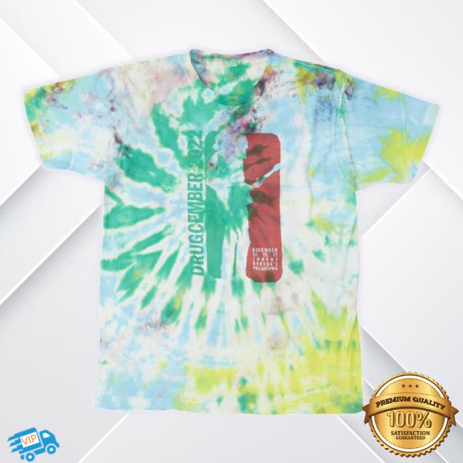 Original The War On Drugs Merch Store Drugcember 2022 T-Shirt I (Tie-Dyed By Adam) Thewarondrugs Shop