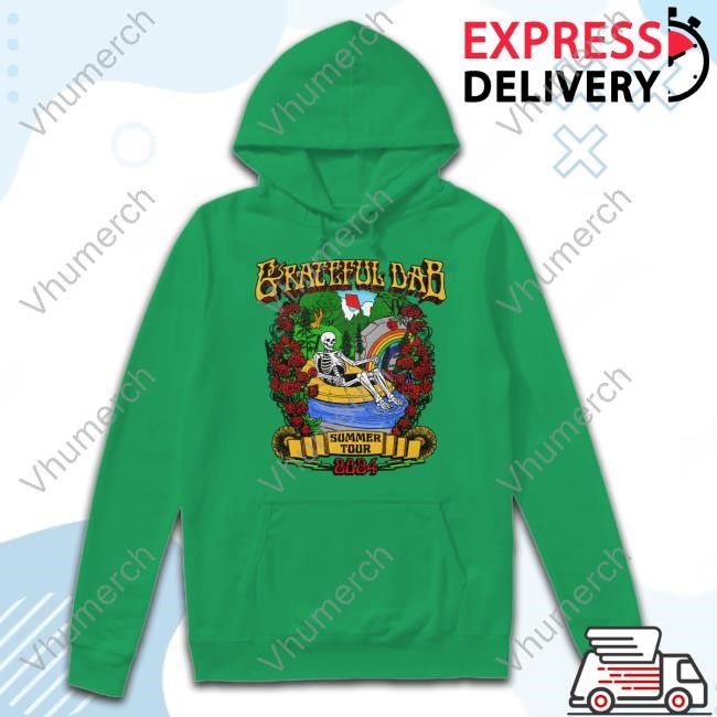 Grateful Dab Smoking Bears Summer Tour 2024 Tee