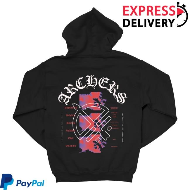 Official Down Right Merch Archers - Cloud Logo Hooded Sweatshirt