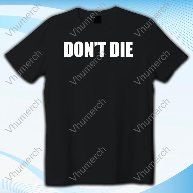 Bryan Johnson Wearing Don't Die T Shirt