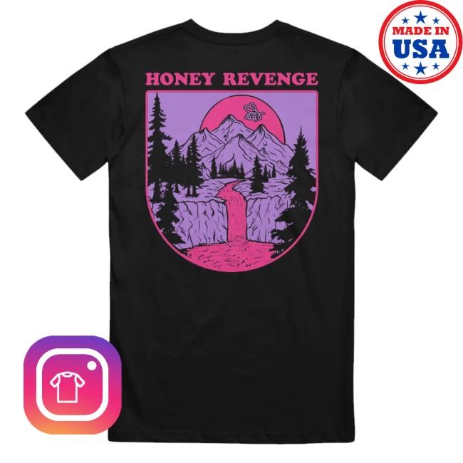 Honey Revenge Merch Shop Waterfall Black Sweatshirt