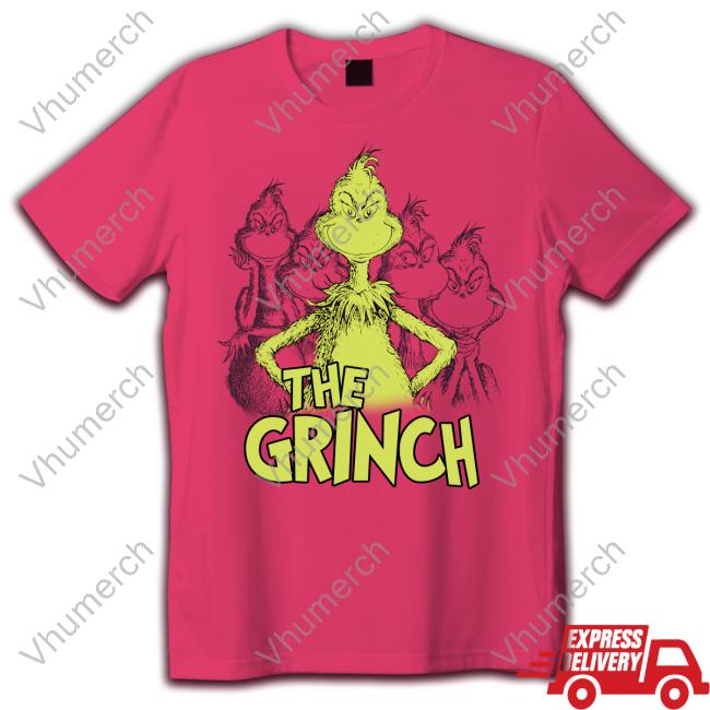 Target Store The Grinch Pink Tee Shirt