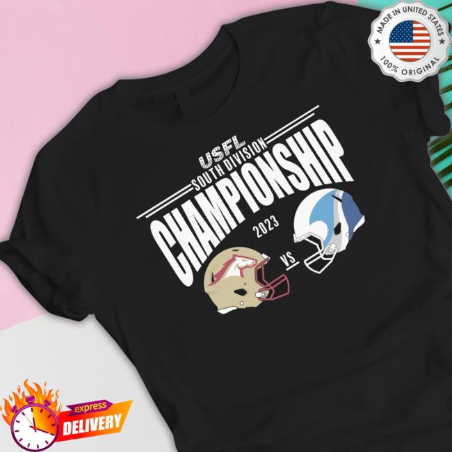 Usfl South Division Championship Birmingham Stallions Vs. New Orleans Breakers Shirt