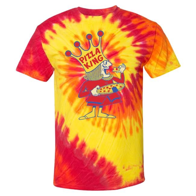 United State Of Indiana Merch Pizza King Tie Dye Sweatshirt