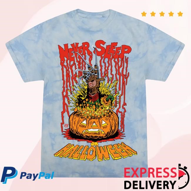 Cavitycolors Merch Never Sleep On Halloween Tie-Dye New Shirt