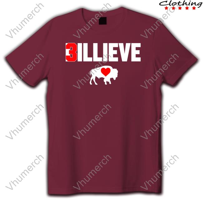 Ctwpod Damar Hamlin Billieve Buffalo Tee Shirt