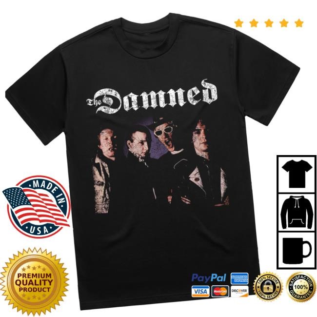 Official Damned Merch Store 2024 Band Photo Crewneck Sweatshirt