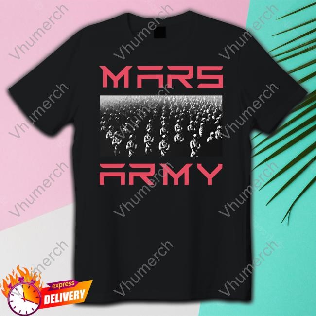 Mars Army Tesla Retail Shareholders Shirt
