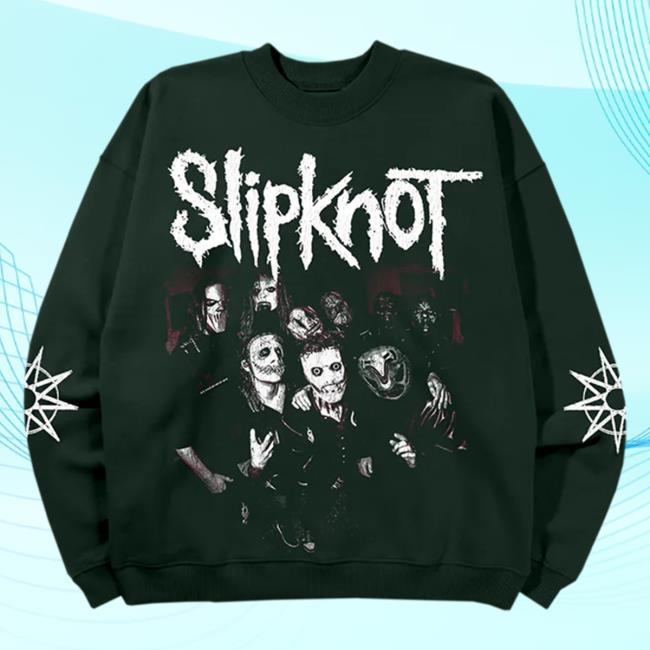 Official Slipknot Merch Store Slipknot Forest Green Crewneck Sweatshirt Slipknotmerch Apparel Clothing Shop