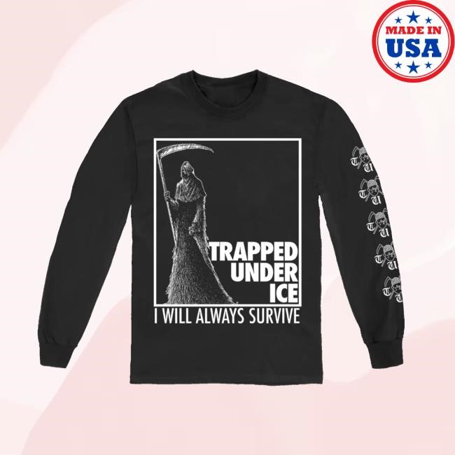 Trapped Under Ice Merch Trapped Under Ice Reaper Crewneck Sweatshirt Allinmerch