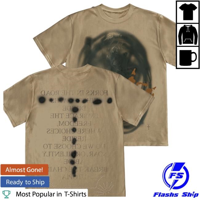Travis Scott Merch Store Sprayed Shirt