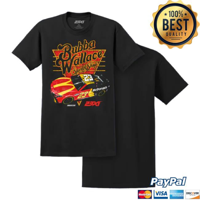 Original Mcdonalds Speed Shop Tee Shirt Bubba Wallace Store