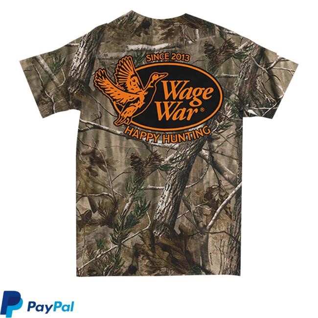 Wagewarband Merch Store Wage War Happy Hunting Camo Tank Top