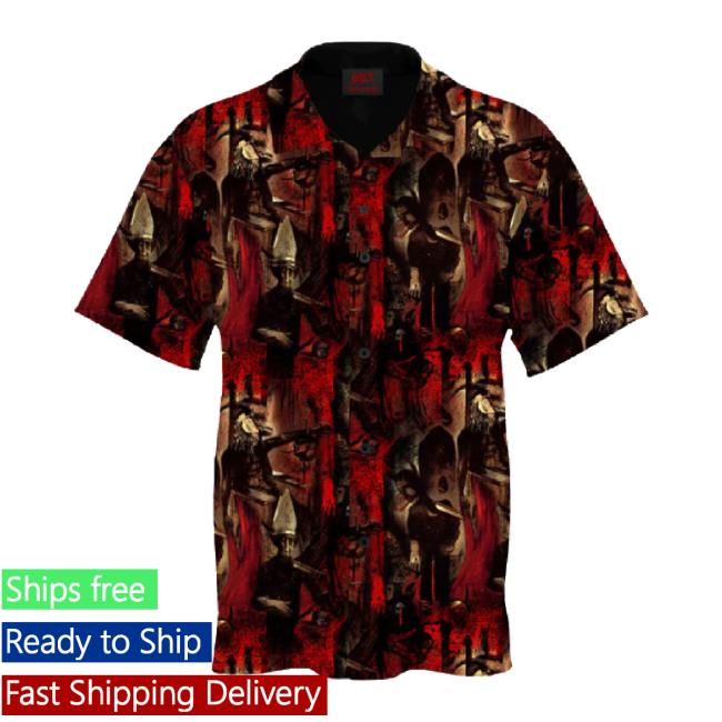 Original Reign In Blood Button Down Classic Shirt Slayer Shop Merch Store
