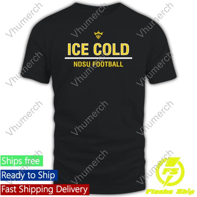 Ice Cold Ndsu Football Long Sleeve Tee