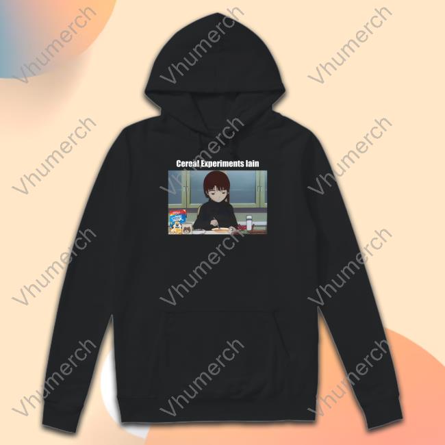 Goofyahhtees Merch Cereal Experiments Lain Hoodie
