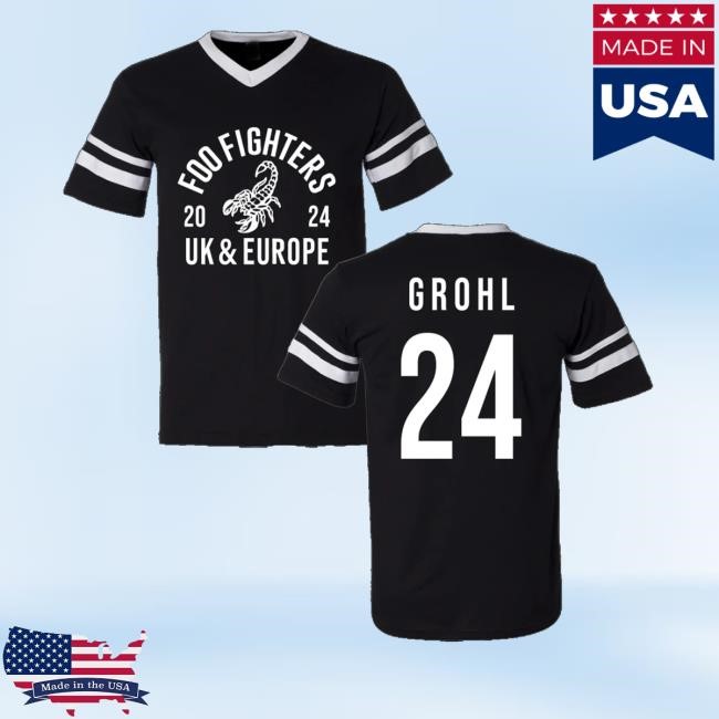 Foofighters Shop Foo Fighters 2024 Uk Tour Jersey