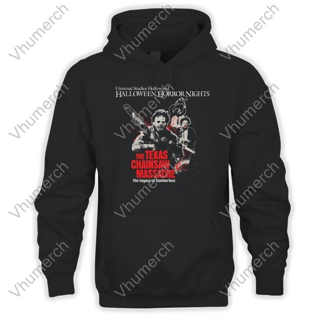 Universal Studios Hollywood Halloween Horror Nights The Texas Chainsaw Massacre The Legacy Of Leatherface Tee Shirt
