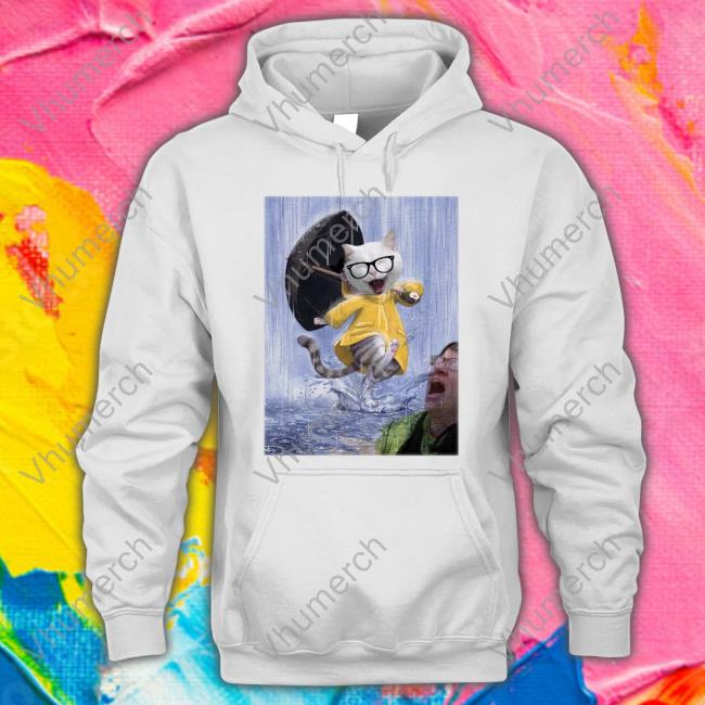 Elonmusk Catturd Holding An Umbrella The Rain Sweatshirt