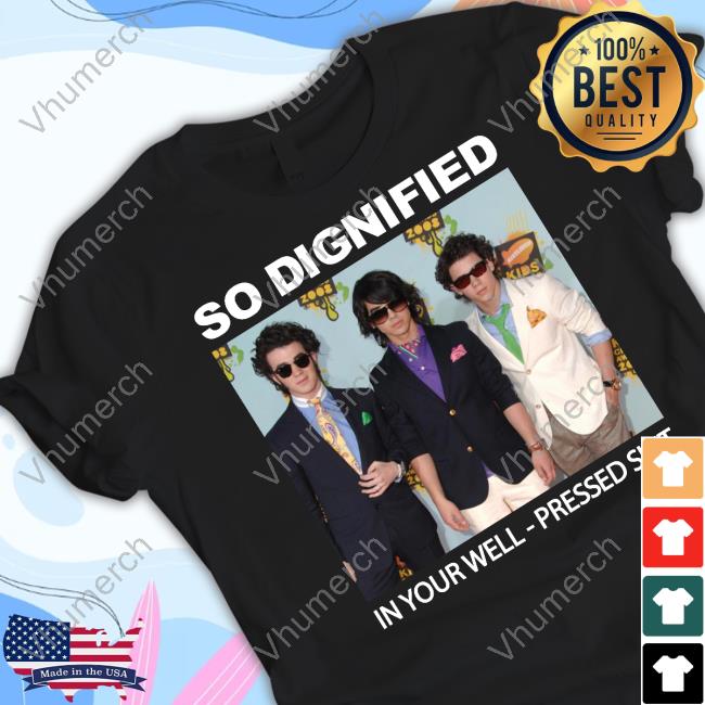 Jonas Brothers So Dignified In Your Well-Pressed Suit T Shirt