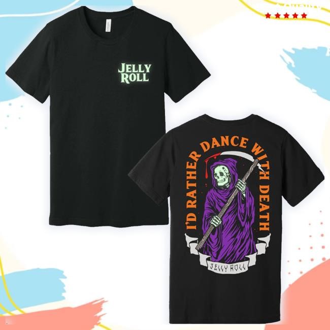 Limited Edition Glow In The Dark Reaper Tee Jellyroll615 Store Merch Sweatshirt