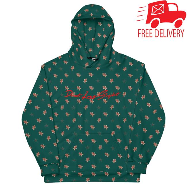 Official Itsjusta6 Merch Store Shop Itsjusta6 Gingerbread Man Hoodies (Red)