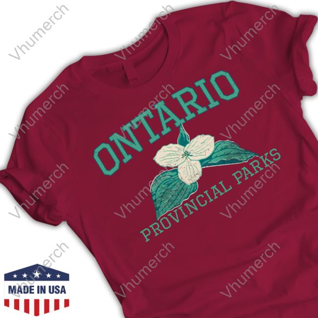 Ontario Parks Shop Ontario Provincial Parks Trillium Hoodie Long Sleeve T Shirt Ontario Provincial Parks