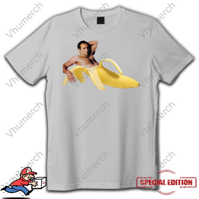 Goodshirts Nicolas Cage In A Banana T Shirt