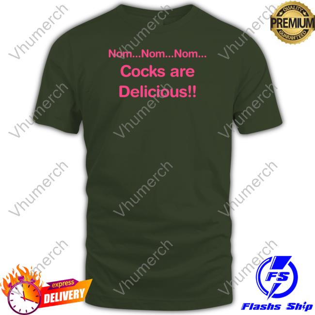 Dara Ó Briain Nom Nom Nom Cocks Are Delicious Long Sleeve T Shirt