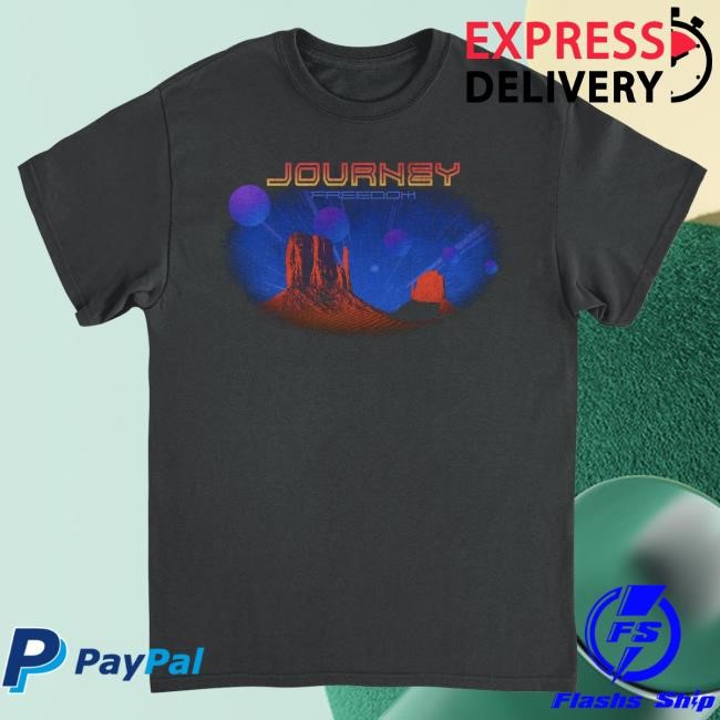 Merchshowroom Merch Journey Freedom Utah Black Tee Shirt