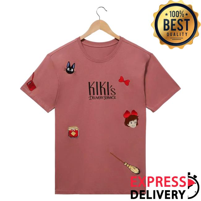 Officia Official Box Lunch Clothing Shop Store Studio Ghibli Kiki's Delivery Service Scattered Icons Shirts Boxlunch Merch