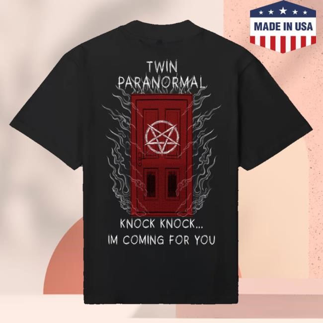 Official Twin Paranormal Merch Door To Hell Shirt