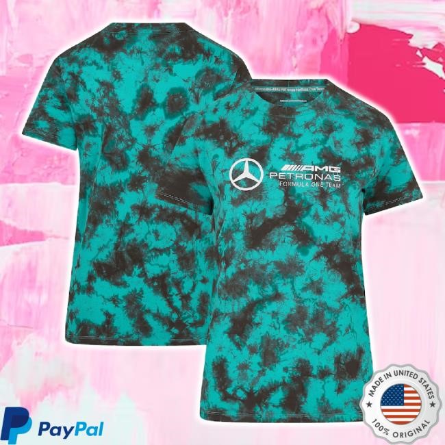Original Mercedes Amg Petronas F1 Tie Dye T-Shirt - Womens