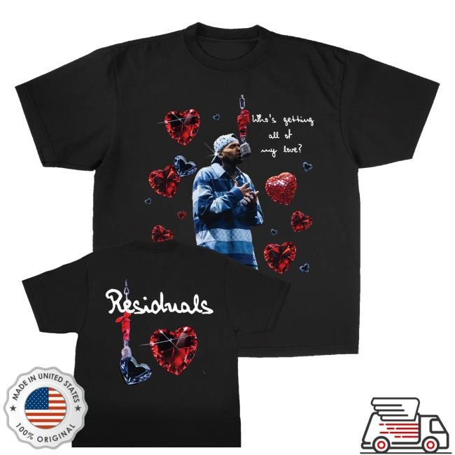 Chrisbrown Merch Shop Store Official Residuals Tee Shirt