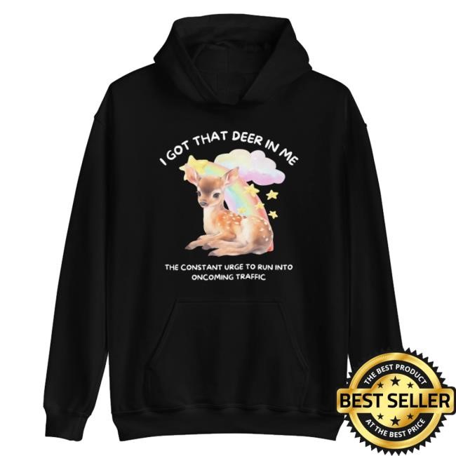 Double Cross Clothing Co Merch Store I Got That Deer In Me Crewneck Sweatshirt