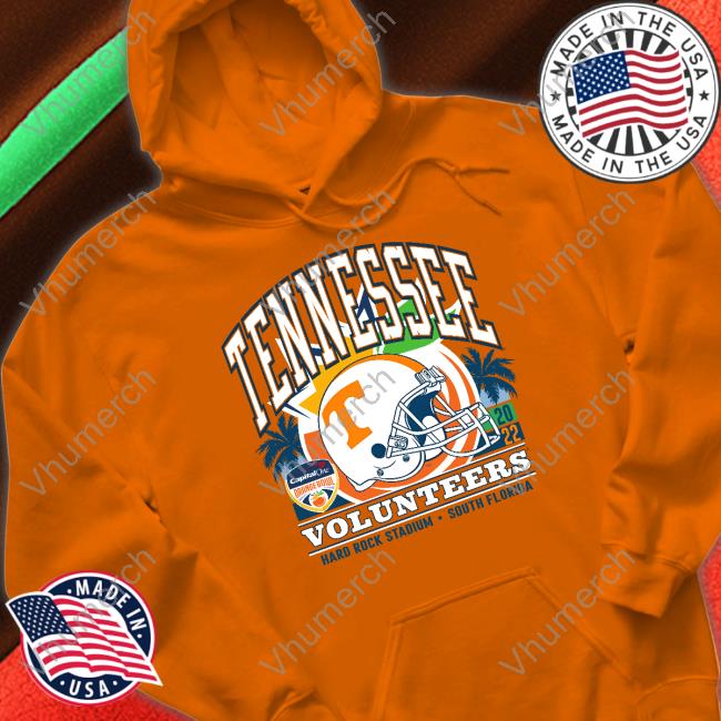 Alumni Hall Merch Tennessee Volunteers 2022 Capital One Orange Bowl Hard Rock Stadium South Florida T Shirt