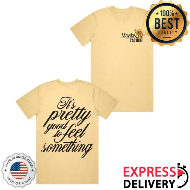 Mayday Parade Merch Sun Flower Squash Yellow Sweatshirt