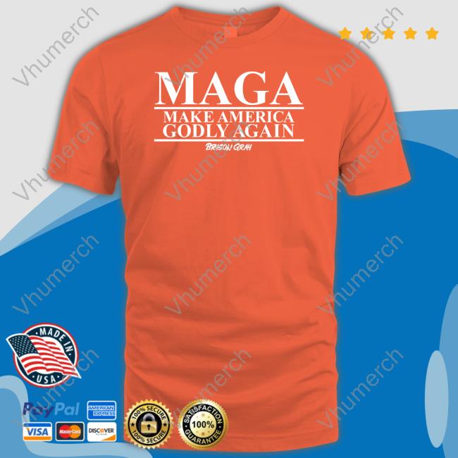 Ccg Bryson Maga Make America Godly Again T Shirt Bryson Gray