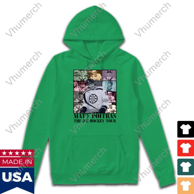 Matt Poitras The Ice Hockey Tour Long Sleeve T Shirt Boston Hockey Matt Poitras The Ice Hockey Tour Shirt