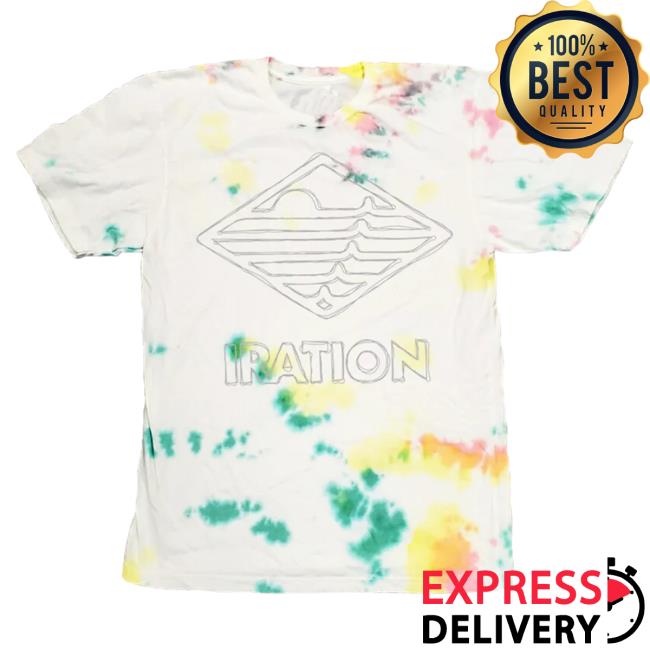 Official Iration Merch Iration Limited Edition Vintage Tie Dye T-Shirt Iration Music Tie-Dye