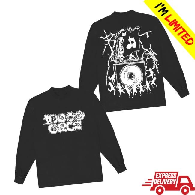 100 Gecs Merch Store 10,000 Gecs Longsleeve Crewneck Sweatshirt