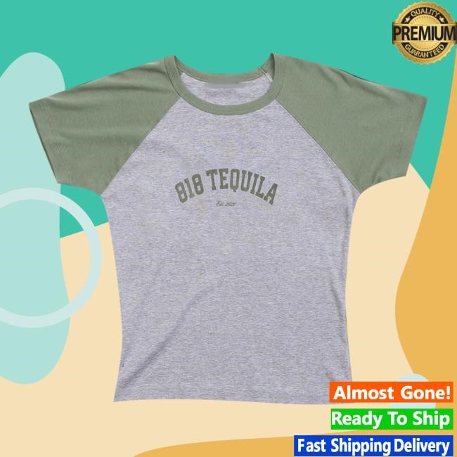 818 Tequila Merch Team 818 Colorblock Classic Baby Tee Shirt