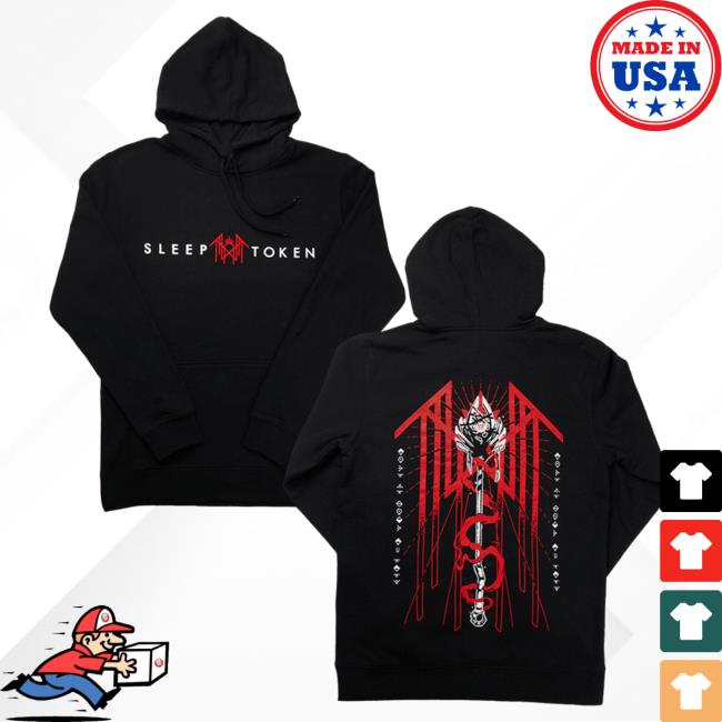 Official Sleep Token Merch Store Sleep – Token Sleep Token Trident Hood – Black Sleeptoken