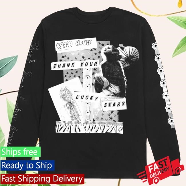 Trending Beach House Baltimore Merch Store Skater Long Sleeve Black Tee Shirt