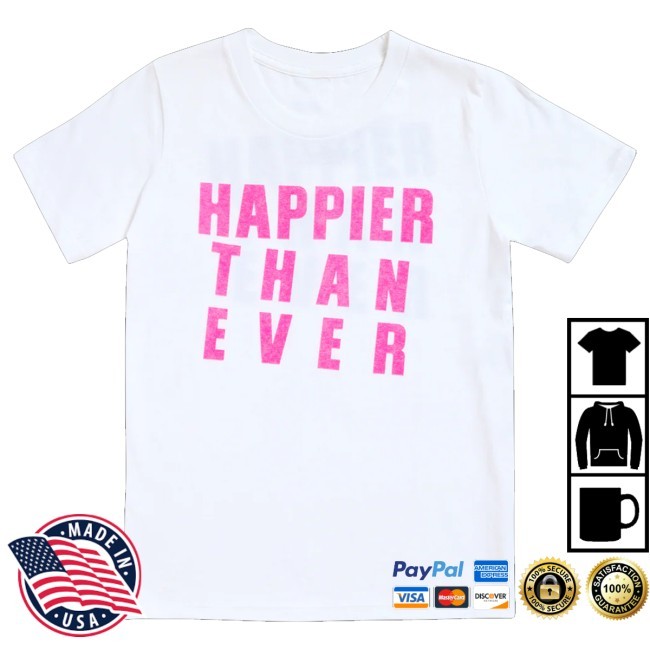 Official Billie Eilish Merch Stencil Organic Tee