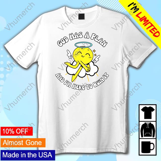 Doublecrossclothingco God Has A Plan And I'm Here To Ruin It Tee