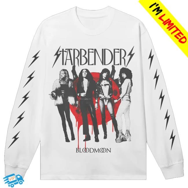 Official Sumerian Records Merch Starbenders Blood Moon White Shakawear Sweater