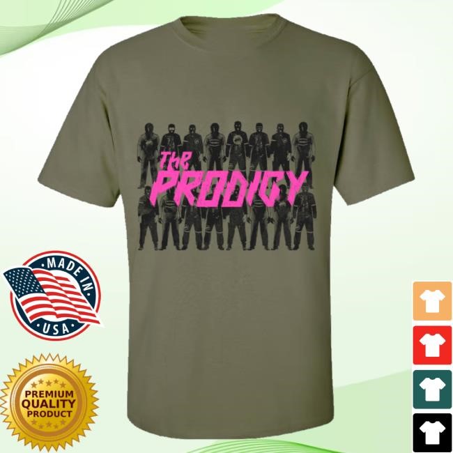 The Prodigy Merch Army Olive Hooded Sweatshirt